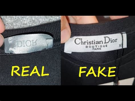 dior fake t shirt|christian dior authenticity check.